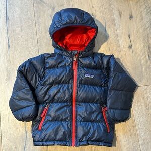 Patagonia Hi Down Puff Jacket with Hood - Size 3T Boy